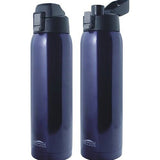Aquatix Midnight 27 oz Flip Top Bottle Thermal Double Insulated Vacuum Sealed Sports Bottles