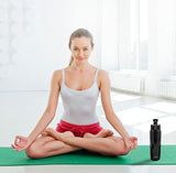 Aquatix Midnight 27 oz Flip Top Bottle Thermal Double Insulated Vacuum Sealed Sports Bottles