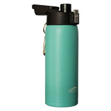 Turquoise 21 oz Powder Coated Thermal Double Insulated Vacuum Sealed Sports Bottle Flip Top