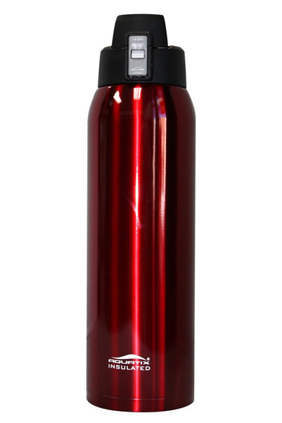 Crimson Red 21 oz Thermal Double Insulated Vacuum Sealed Sports Bottle Flip Top