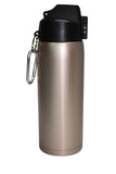 Glittering Gold 21 oz Thermal Double Insulated Vacuum Sealed Sports Bottle Flip Top