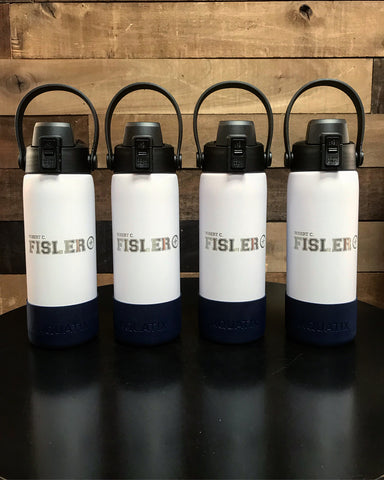 21 ounce - Robert C. Fisler Elementary School Laser Engraved Sport Bottle