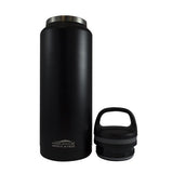 Aquatix Insulated Beer Growler Black Bottle Guzzler Double Wall Insulation 38 Ounce and 64 ounce available