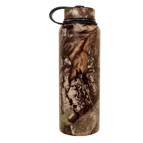 41 oz True Timber Camo Thermal Vacuum Sealed Double Insulated Sports Bottle