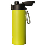 Lime 21 oz Powder Coated Thermal Double Insulated Vacuum Sealed Sports Bottle Flip Top