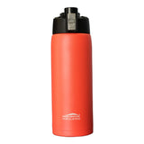 Sunset Orange 21 oz Powder Coated Thermal Double Insulated Vacuum Sealed Sports Bottle Flip Top
