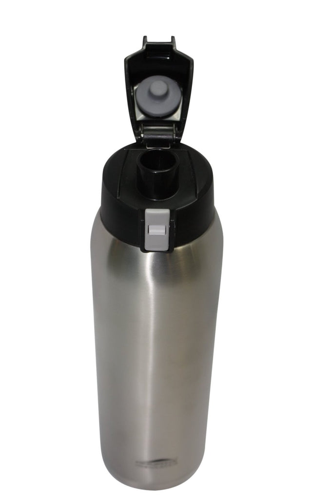 Insulated Water Bottle, 1000ml 32 oz Stainless Steel Double Wall Vacuum  Wide Mouth Sport Bottle with Leakproof Spout Lid