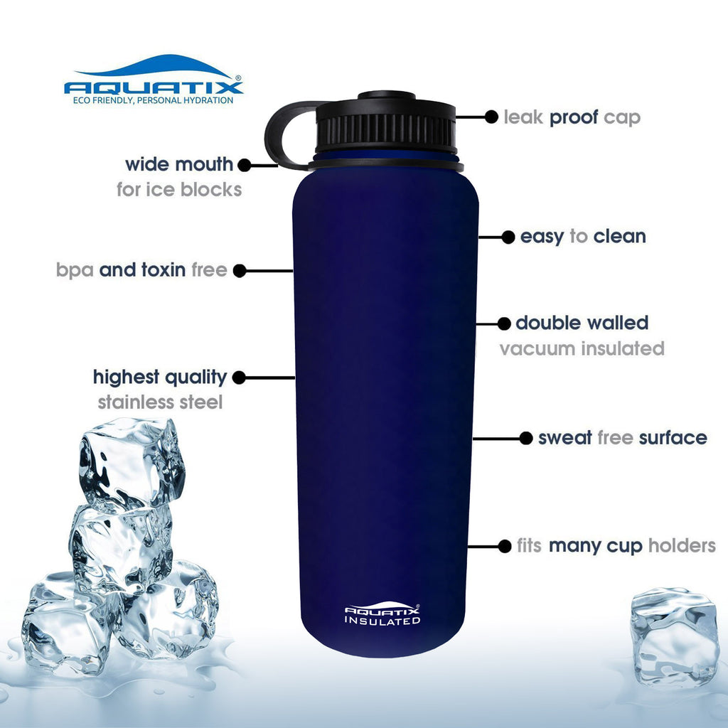 32 oz Water Bottle - Block