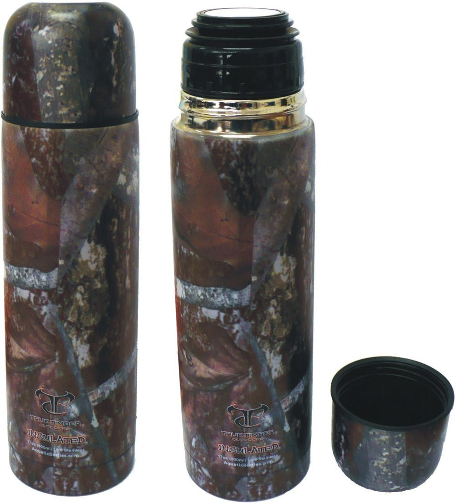 25 oz True Timber Camo Thermal Vacuum Sealed Double Insulated Sports B –  Aquatixbottles